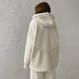 Zingj Autumn Dress On The New Women's Fashion Hoodie Zipper Cardigan Coat Pants Suit Two Sets-Outfit