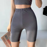 Summer Women 2 Pcs Sets Sexy Sport T-shirt And Bike Shorts Legging Running Fitness Yoga Stretch Tees Bodybuilding