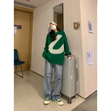 Size Women's Jeans High Waist Straight Baggy Fashion Pants Streetwear Harajuku Vintage Casual Female Wide Leg Denim