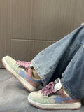 Aesthetic Star Patchwork SneakersOutfit