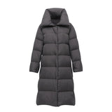 New Winter Women Down Coat Ultra Light Padded Coat 90% White Duck Down Puffer Jacket Female Lapel Snow Warm