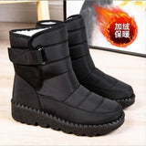 Women Boots Mid-Calf Winter Shoes For Women Snow Boots Casual Watarproof Platform Heels Botas Mujer 2022 New Winter Boots