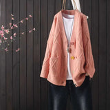 spring and autumn fashion new women's western style casual cardigan jacket solid color long-sleeved v-neck