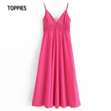 Summer Party Dress Woman Sexy Sleeveless Maxi Dress Slim Waist A-line vestidos mujer