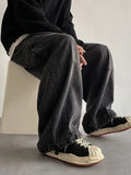 vintage cargo jeans for men with patch