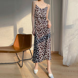 And Summer New Women's Satin Silk French Style Sexy Fashion Invisible Zipper Design Refreshing Breathable Suspender