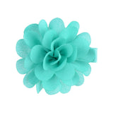 Pcs/lot Chiffon Petals Flower Hair Clips For Baby Girls Solid Hairpins Headdress Barrettes Floral Headwear Hair