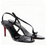 Summer New Multi-Colored Snake-Shaped Sandals With Red-Soled Sandals Female Cl With Fine Heel Sexy High Heel Wearing