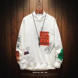 Spring New Men's Casual Sweatshirts Men's Clothing Round Neck Fashion Hip-Hop Shirts Fitted Men's Streetwear