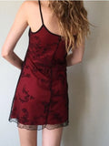 Floral Mesh Paneled Mini Dress- Outfit