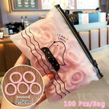 Pcs/Bag Children Cute Candy Random Solid Elastic Hair Bands Girls Lovely Srunchies Rubber Bands Kid Hair