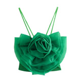 New Transparent Hard Gauze Flower Decoration Slim Sling