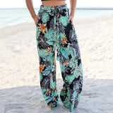 Print Casual Pants Women's 2022 Fashion Streetwear Harem Pant High Waist Joggers Wide Leg Sweatpant Ladies Long
