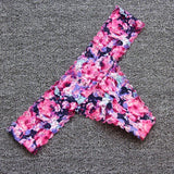 Floral Lace Thong Panty VS Women Floral Thongs and G String Tanga Panties Underwear Sexy Lingerie Panty Seamless