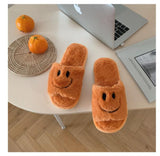 Womens Slippers Embroidery Deco Outdoor and Indoor Comfortable PVC Sole Smile Face Zapato de Mujer Home