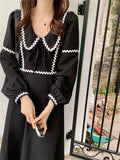 Kitty S-M Office Lady Women Long Dress Spring 2022 Stylish Casual High Waist New Chic Gentle Streetwear OL Slim