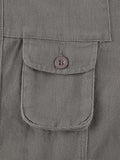 Washed Pocket Patched Cargo Jeans- Outfit