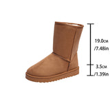 Boots Women 2025 New Winter Women's Shoes Plus Thick Warm Cotton Shoes Women Autumn And Winter Cotton