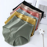 Waist Panties For Women Cotton Sexy Seamless Briefs Underwear Solid Body Shaper Breathable Comfort Female Intimates