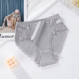 Panties Women Comfortable Underwear Sexy High-Rise Lace Underpants Female Lingerie Big Size Ladies Briefs Underwears