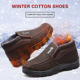 Snow Boots New Fashion Bottom Men's Cotton Boots High Quality Non-slip Soft Cotton Shoes Outddor Footwear Cotton