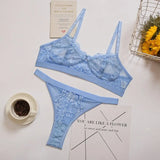 Lace Lingerie Women's Underwear Set Sexy Lace Erotic Lingerie Set Female Underwear Set Lace Bra Panties Underwear