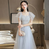 Fairy Evening Dress Female Graduation Art Exam Light Luxury Small High-End Adult Ceremony Host Piano Performance Performance Clothes
