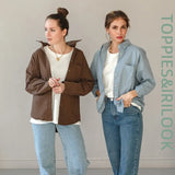 Shirts Women Long Sleeve Plain Shirts Pocket Buttons 100% Cotton Shirts Lady Thick Blouse Women's