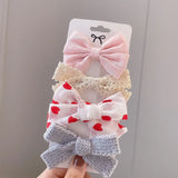 2021 New Leopard Print Hair Clips For Cute Girls BB Boutique Hairpins Bowknot Barrettes Headwear Kids Hair