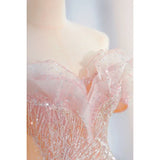Dream Pink At The Runaway Princess Evening Dress Dress Female High-End Light Luxury Niche Engagement Toasting Bride Long