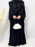 Robe Skirt Coat Women's Explosive Middle East Turkey Solid Color Big-Size Cardigan 2