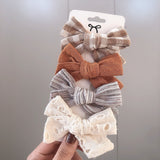 2021 New Leopard Print Hair Clips For Cute Girls BB Boutique Hairpins Bowknot Barrettes Headwear Kids Hair