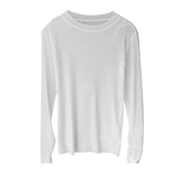 Zingj Screen Gauze Candy Color Perspective Sunscreen Clothing 2024 Summer New Apple Green Thin Long-Sleeved T-Shirt Jacket