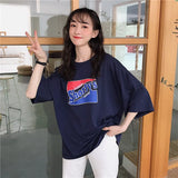 Women Printed Korean Style All-match Trendy Simple Womens Daily Short Sleeve High Quality Hot Sale Harajuku 2020