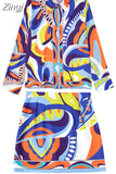 Women Shirt Print Button Up Shirt Long Sleeve Top Female Streetwear Elegant Blouses And Shirts Summer Chic Woman