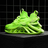Running Shoes Breathable Blade Sneakers Antiskid Damping Jogging Shoes Trendy Comfortable Mesh Training Shoes