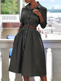 Spot 2025 Autumn And Winter New Fashion Temperament Long Sleeve Striped Shirt Suit Skirt Two