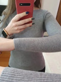 Spring Casual Long Sleeve autumn Knitted Sweater Women Pullover Sweaters Korean Style Winter Slim White Pull Knitwear