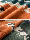 Farm Land Jacquard Knit Sweater- Outfit