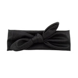 New Baby Nylon Headband Soft Rabbit Bowknot Turban Hair Bands for Children Girls Elastic Headwrap Hair