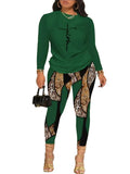 Fashionable Women's Wear Autumn New Independent Station Fashion Leisure Printing