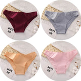 Women Cotton Panties Sexy Low Waist Female Underpants Solid Elasticity Comfortable Underwear Women Panty Lingerie