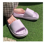 Summer Sneakers for Home Comzy Soft EVA Household Slippers for Women Thicken Platform Antislip Flats Outdoor Woman