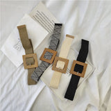 bucklet braided belt summer dress bohemian belt women 2020 korean