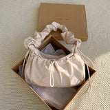 Ribbon Shirring String Shoulder BagOutfit