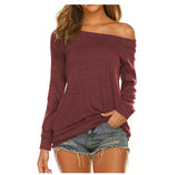 Elegant Style Off-shoulder Casual Women Sexy