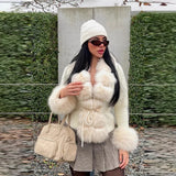 2025 New Temperament Casual Bright Collar Jacket Jacket Skirt