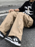 Buttoned Pocket Patch Cargo Pants- Outfit