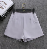 New Summer hot Fashion New Women Shorts Skirts High Waist Casual Suit Shorts Black White Women Short Pants Ladies