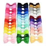 1piece Colorful Ribbon Bowknots Hair Clips For Baby Girls Boutique Mini Hairgrip Cute Barrettes Kids Hair